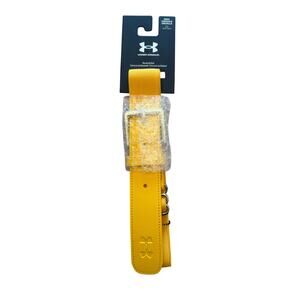 NWT Under Armour Softball Baseball Belt OSFA Adult Yellow